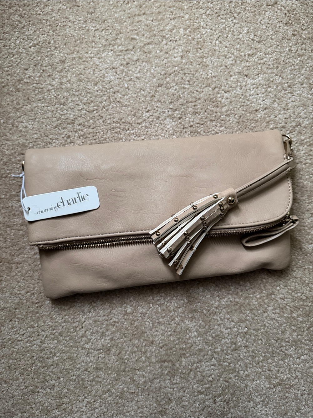 Bige fold-over clutch purse by Charming Charlie